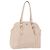 Prada Borsa a Spalla in Pelle Beige Argento Auth ka071