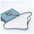 Borsa a Spalla LOEWE Barcelona in Pelle Blu Oro Auth BA7692 D'oro - vista 7