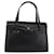 Borsa a mano GIVENCHY in pelle nera e oro Auth bs31048 Nero D'oro