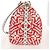 LOUIS VUITTON Borsa Keepall Bandoulière 45 Giant Crafty M45472 Auth LV 150912SM Rosso - vista 3