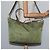 Borsa Tote PRADA in nylon khaki oro Auth bs30152 D'oro Cachi - vista 23