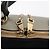 Chloé Borsa a Mano Chloe Bailey in Pelle 2 in 1 Nero Beige Oro Auth am9201 D'oro - vista 20