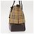 Sac fourre-tout en toile Nova Check Burberry Beige Or Auth 147419 Doré - vue 3
