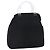 PRADA Borsa a mano in nylon plastico Nero Argento Auth 146727