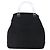 PRADA Borsa a mano in nylon plastico Nero Argento Auth 146727 - vista 2