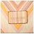 Zaino Valentino Studs in nylon e pelle beige arancione Auth BA6887 - vista 19