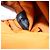 Zaino Valentino Studs in nylon e pelle beige arancione Auth BA6887 - vista 26