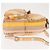 Zaino Valentino Studs in nylon e pelle beige arancione Auth BA6887 - vista 3