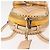 Zaino Valentino Studs in nylon e pelle beige arancione Auth BA6887 - vista 6