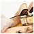Zaino Valentino Studs in nylon e pelle beige arancione Auth BA6887 - vista 8