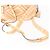 Zaino Valentino Studs in nylon e pelle beige arancione Auth BA6887 - vista 9