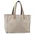 CHANEL Nuova Borsa Tote da Viaggio Nylon Beige Oro CC Auth ti3466 D'oro