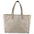 CHANEL Nuova Borsa Tote da Viaggio Nylon Beige Oro CC Auth ti3466 D'oro - vista 13