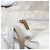 CHANEL Nuova Borsa Tote da Viaggio Nylon Beige Oro CC Auth ti3466 D'oro - vista 20