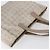 CHANEL Nuova Borsa Tote da Viaggio Nylon Beige Oro CC Auth ti3466 D'oro - vista 6