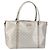 Borsa tote GG Implementation Gucci Argento 197953 Auth 146574