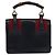 Borsa a mano in pelle GUCCI Bamboo Sherry Line blu navy rosso oro Auth SW1701 D'oro - vista 2
