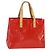 LOUIS VUITTON Borsa a Mano Monogram Vernis Reade PM Rossa M91088 LV Auth BA7208 Rosso