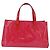 LOUIS VUITTON Borsa Wilshire Boulevard Monogram Vernis Rose Pop M93643 Auth BA7211 Rosa - vista 2