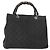 Borsa a mano in tela GG Bamboo di GUCCI Nero Argento 002 1010 3754 Auth BA7280