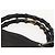 Borsa a mano in tela GG Bamboo di GUCCI Nero Argento 002 1010 3754 Auth BA7280 - vista 8