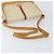 Borsa Sherry Line in PVC Beige Micro GG Supreme Web di GUCCI 001 104 0551 Auth BA7241 D'oro - vista 7