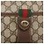 Borsa Gucci GG Supreme Web Sherry Line PVC Beige Oro 89 02 032 Auth ki6150 D'oro - vista 14
