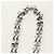 LOUIS VUITTON Cadena de Metal Plata LV Auth 141725M - vista 4
