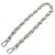 LOUIS VUITTON Cadena de Metal Plata LV Auth 141725M - vista 5