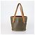 Céline Borsa a Spalla in Tela Macadam CELINE PVC 3 Pezzi Beige Marrone Auth 148968 - vista 10