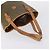 Céline Borsa a Spalla in Tela Macadam CELINE PVC 3 Pezzi Beige Marrone Auth 148968 - vista 12