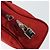 PRADA Sac à main en nylon rouge argent Auth ep11558 Argenté - vue 15