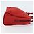 PRADA Sac à main en nylon rouge argent Auth ep11558 Argenté - vue 4