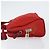 PRADA Sac à main en nylon rouge argent Auth ep11558 Argenté - vue 5