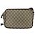 Gucci Borsa a spalla GG Supreme in PVC marrone argento Auth bs30401 - vista 3