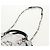 Autre Marque Borsa a mano con catena in pelle 2 in 1 Maison Margiela Bianco Nero Argento Auth 128505M - vista 11