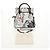 Autre Marque Borsa a mano con catena in pelle 2 in 1 Maison Margiela Bianco Nero Argento Auth 128505M - vista 25