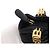 BALLY Borsa a Spalla Trapuntata in Pelle Nera e Oro Auth 153353 Nero D'oro - vista 10