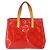 LOUIS VUITTON Monogram Vernis Reade PM Borsa a Mano Rossa M91088 LV Auth 150266 Rosso - vista 13