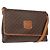 Céline Borsa a Spalla in Tela Macadam CELINE PVC Marrone Oro Auth ep11522 D'oro