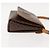Céline Borsa a Spalla in Tela Macadam CELINE PVC Marrone Oro Auth ep11522 D'oro - vista 4