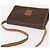 Céline Borsa a Spalla in Tela Macadam CELINE PVC Marrone Oro Auth ep11522 D'oro - vista 6