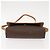 Céline Borsa a Spalla in Tela Macadam CELINE PVC Marrone Oro Auth ep11522 D'oro - vista 9