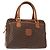 Céline Borsa a mano in tela Macadam CELINE PVC marrone oro Auth 147895 D'oro