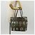 Bulgari BVLGARI Tote Bag aus Leder PVC grau silber Auth BA7359V Braun - Ansicht 25