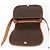 Céline Borsa a Spalla in Tela Macadam CELINE in Pelle PVC Marrone Oro Auth ep11909 D'oro - vista 18