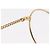 Monturas de gafas de sol CHANEL de metal dorado CC Auth 153002 - vista 10