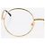 Monturas de gafas de sol CHANEL de metal dorado CC Auth 153002 - vista 3