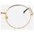 Monturas de gafas de sol CHANEL de metal dorado CC Auth 153002 - vista 4
