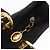 Christian Dior Borsa Lady Dior Canage in nylon nero e oro Auth 152936 D'oro - vista 14